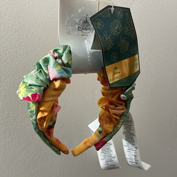 Disney Other - •nwt Disney Princess girls headbands two pack green yellow faux pearls stretch